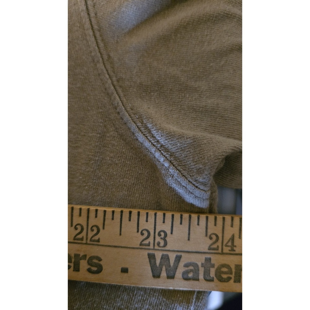 Carhartt T Shirt Mens L Brown Chest Pocket Original Loose Casual Workwear Crew - Picture 8 of 9